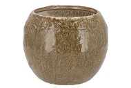 IRON STONE SAND BALL POT 24X24X16CM NM