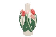 ISA SUMMER PINK MIX VASE NECK TULIP 16X16X26CM