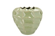 LIMA PISTACHE VASE CARVE 27X27X23CM NM