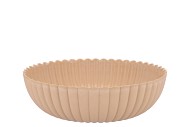 MELAMINE LISA SAND BOWL 25X25X9CM