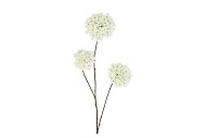 SILK HYDRANGEA X3 WHITE 85CM