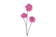 SILK HYDRANGEA X3 PURPLE 85CM