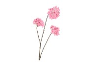 SILK HYDRANGEA X3 LIGHT PINK 85CM