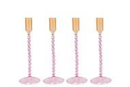 JULES DREAMY PASTEL MIX CANDLE HOLDER ASS 9X20CM