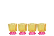 NAOMI  DUTCH YELLOW TEALIGHT HOLDER ASS 8X10CM