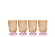 NAOMI DREAMY PASTEL TEALIGHT HOLDER ASS 8X12CM