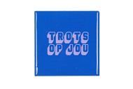 TILE TROTS OP JOU BLUE 10X10X1CM NM