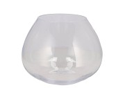 GLASS VASE ARTIS HEAVY COLD CUT H21XD26CM