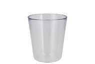 GLASS VASE KONISCH H15.5XD14CM