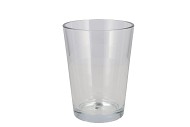 GLASS VASE KONISCH HEAVY H20XD15CM
