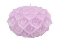 CANDLE DAHLIA LILAC 15X10CM NM