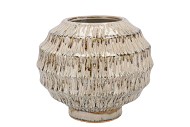 LIMA GREEN VASE BOL ACTIVE GLAZE 29X29X26CM