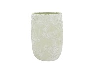 ALASKA GYPSY GREEN WHITEWASH VASE 20X20X29CM NM