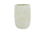 ALASKA GYPSY GREEN WHITEWASH VASE 23X23X33CM NM