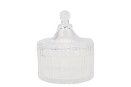 BICOLORE CLEAR MIX JARS ASS 11X13CM