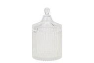 BICOLORE CLEAR MIX JARS ASS 11X17CM