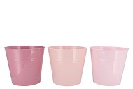 ZINC SUMMER PINK MIX BUCKET BASIC ASS 22X20X16CM