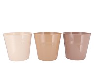 ZINC NATURAL BROWN MIX BUCKET BASIC ASS 22X20X16CM NM