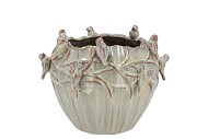 BIRD POT MOSS 19X19X15CM