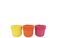 GIGI DUTCH ORANGE MIX FLOWER POT ASS 16X16X13CM