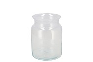 GLASS MILK BOTTLE 12X12CM