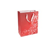 FLORISTRY GIFTBAG CHRISTMAS TREE RED 23CM