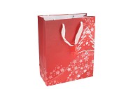 FLORISTRY GIFTBAG CHRISTMAG TREE RED 32CM
