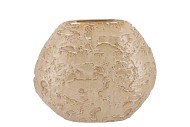 MIKA COZY SAND VASE OVAL STRUCTURE 34X14X27CM