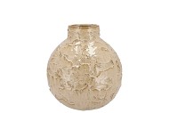 MIKA COZY SAND VASE NECK STRUCTURE 18X18CM