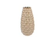 MIKA COZY SAND VASE LONG PINECONE EDGE 14X25CM