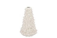 MIKA NORDIC WHITE VASE TREE ASS 14X14X26CM