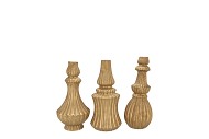 MIKA MAJESTIC GOLD VASE CURVES ASS 13X25CM