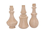 MIKA COZY SAND VASE CURVES ASS 20X39CM