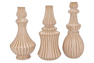 MIKA COZY SAND VASE CURVES ASS 28X57CM NM