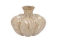 MIKA SCOTTISH SAND VASE SPHERE NECK 20X16CM