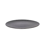 MELAMINE WILD BLACK PLATE 40X40X2CM