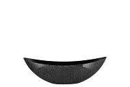 MELAMINE WILD BLACK BOAT 39X12X13CM
