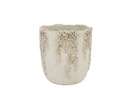 ROSIE STRING OF PEARLS SCOTTISCH SAND POT 14X14X13CM