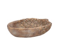 CONCRETE GOLDEN ACORN 24X20X6CM