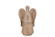 CONCRETE GOLDEN ANGEL STANDING 16X12X26CM