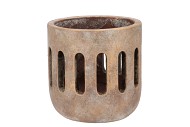 CONCRETE GOLDEN T-LIGHT 15X15CM