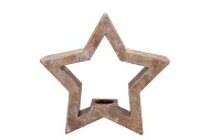 CONCRETE GOLDEN STAR 30X8X29CM