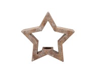 CONCRETE GOLDEN STAR 25X7X24CM