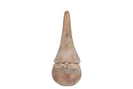 CONCRETE GOLDEN GNOME HAT ASS 13X13X29CM