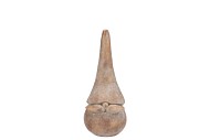 CONCRETE GOLDEN GNOME HAT ASS 8X8X17CM