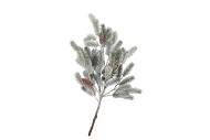 SILK PINE WITH CONE AND SNOW 102CM