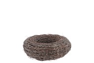 WREATH BIRCH TREE WHITEWASH 30X10CM