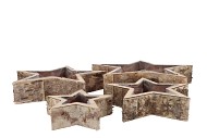 NATURE BIRCH PLANTER ROUND S/4 20X6CM/30X7CM/40X8CM/50X9CM