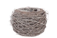 NATURE ELM BRANCH WHITE PLANTER WITH BOTTOM 18X15CM
