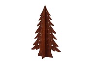 RUSTY SCOTTISH BROWN TREE DECO 31X50CM